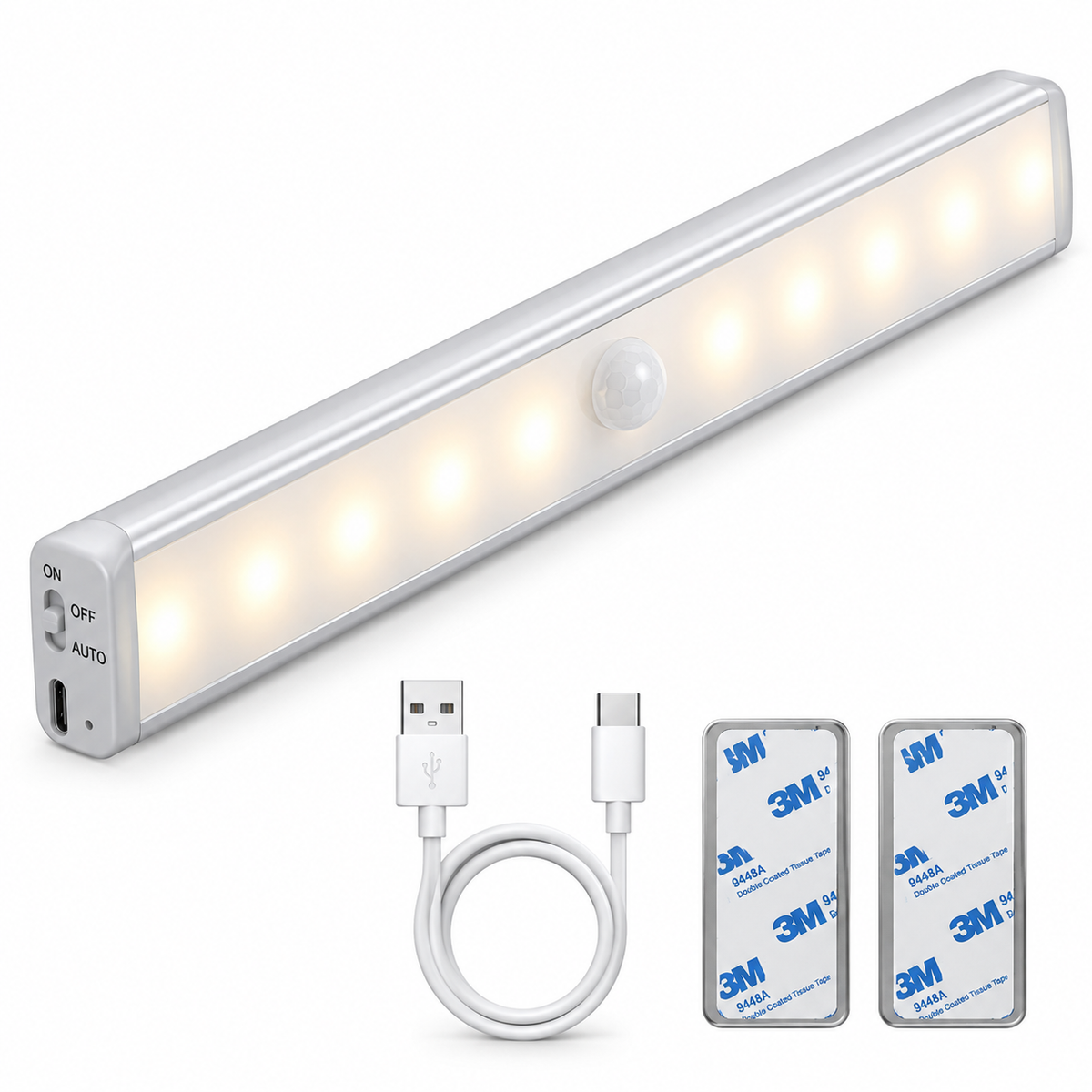 Rechargeable Motion Sensor LED Light